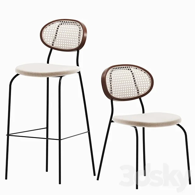 Dester chairs 3DModel