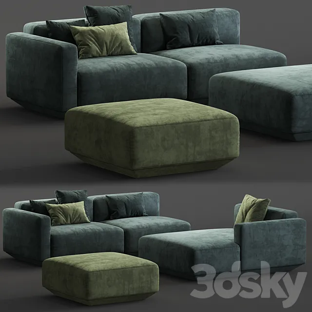Develius modular sofa 3DModel