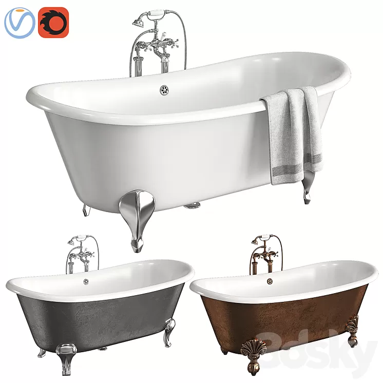 Devon & Devon ADMIRAL Bath 3D Model