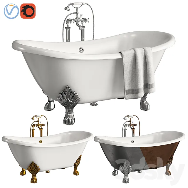 Devon & Devon Chérie Bath 3DModel Devon & Devon Chérie Bath 3DModel