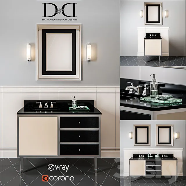 Devon & Devon – Jazz collection (3 Vanity Unit) 3DModel Devon & Devon – Jazz collection (3 Vanity Unit) 3DModel