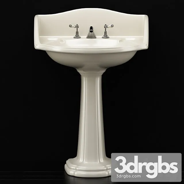 Devon Devon Oxford Pedestal Washbasin 3D Model Download Devon Devon Oxford Pedestal Washbasin 3D Model Download