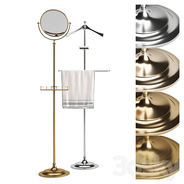 Devon & Devon Single Bathroom Accessories 3D Model