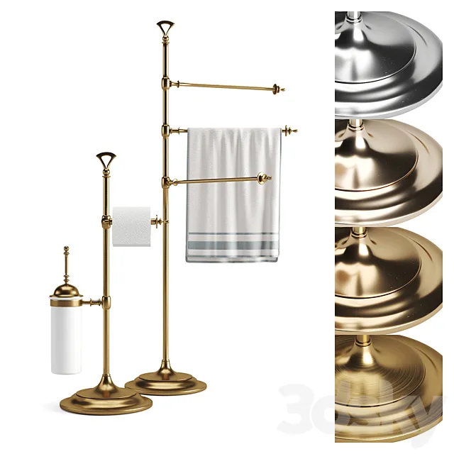 Devon & Devon Single Bathroom Accessories 3DModel