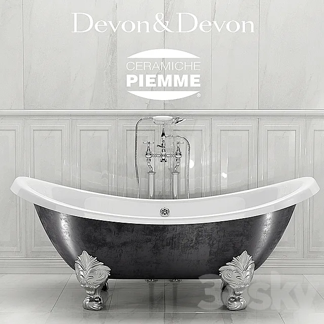 Devon Devon tub and tile Piemme 3DModel