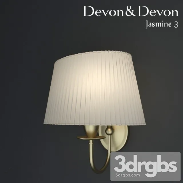 Devon Jasmine Wall Light 3D Model Download Devon Jasmine Wall Light 3D Model Download