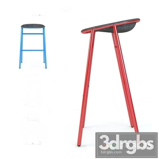 Devorm Bar Chair 3D Model Download