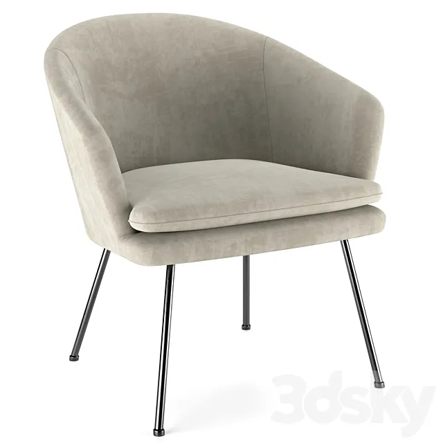 Dexter armchair 3D Model
