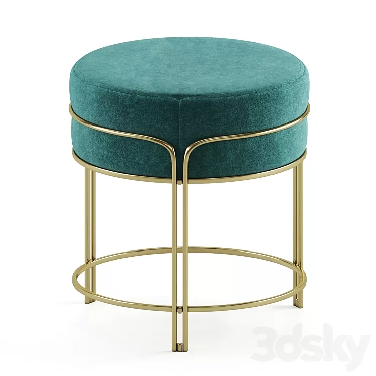 DG-Home SEATTLE Pouf 3D Model DG-Home SEATTLE Pouf 3D Model