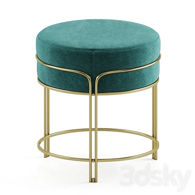 DG-Home SEATTLE Pouf 3DModel DG-Home SEATTLE Pouf 3DModel