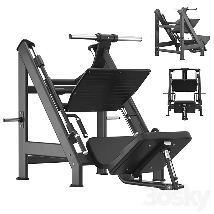 DHZ Fitness E-7056 Leg Press 3D Model Free Download