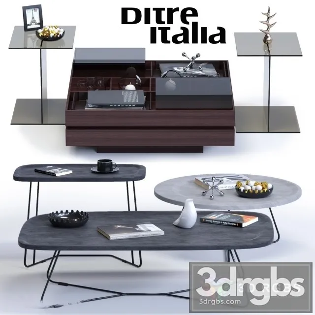DI Coffee Tables 3D Model Download