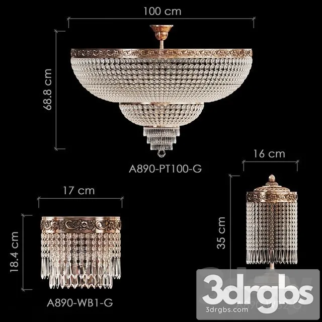 Diamant Celling Light 3D Model Download
