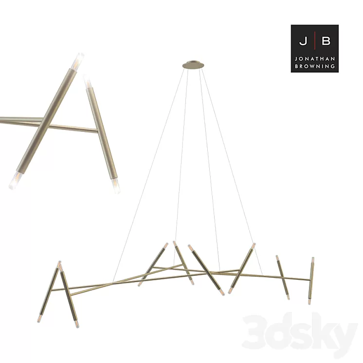 Diamant Chandelier – 1556 3D Model