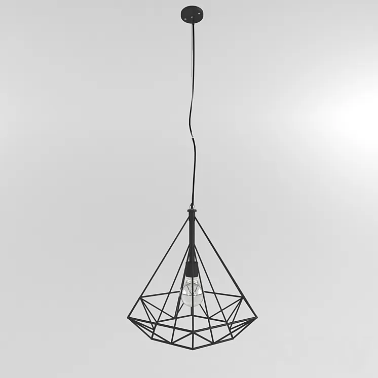DiamON hanging lamp 3D Model DiamON hanging lamp 3D Model