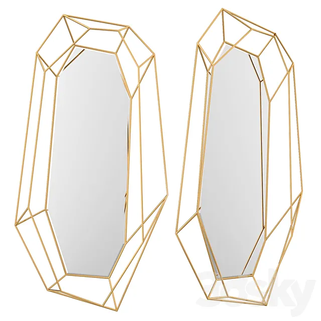 Diamond Big Mirror 3DModel