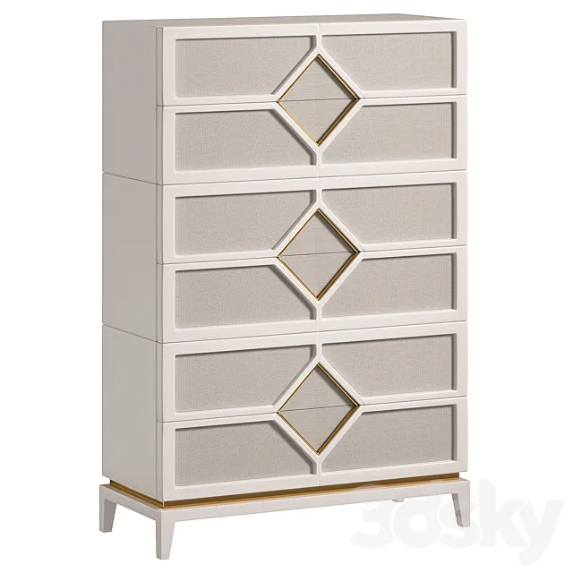 Diamond Tallboy By Frato Collection 3D Model Diamond Tallboy By Frato Collection 3D Model