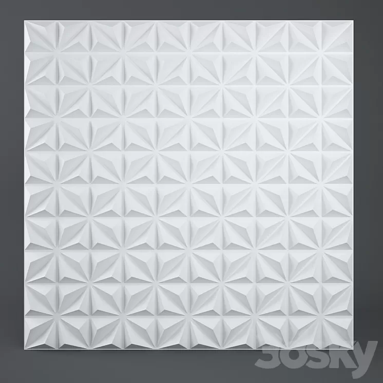 diamond wall apnel 3D Model diamond wall apnel 3D Model