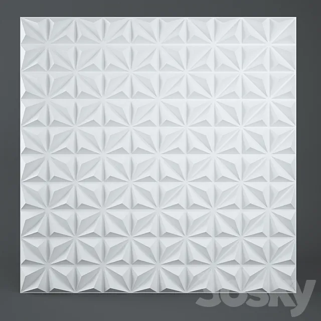diamond wall apnel 3DModel diamond wall apnel 3DModel