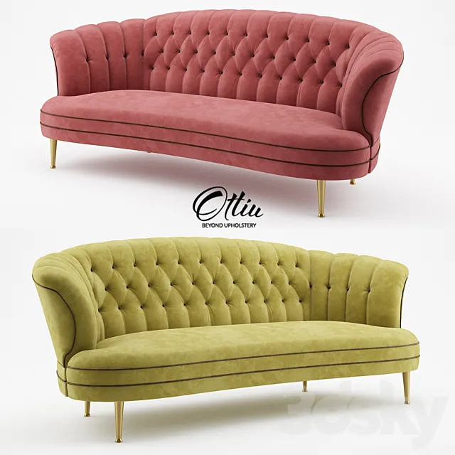Diana sofa – Ottiu 3D Model