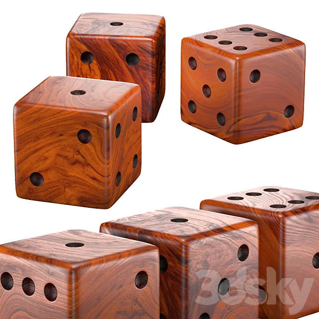 Dice side table 3DModel