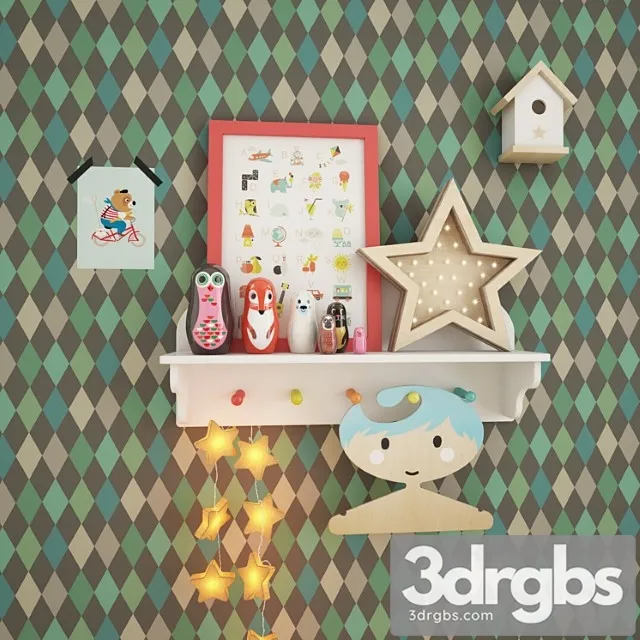 Diekor Dlia Dietskoi Mal Chika 3D Model Download