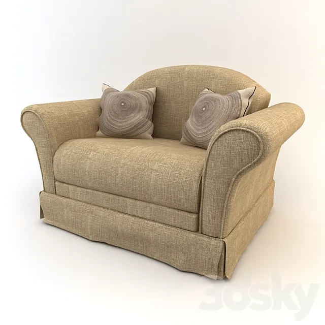 Dienne – Chair Priscilla 3D Model Dienne – Chair Priscilla 3D Model
