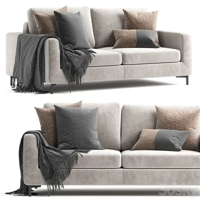 Dienne – Sofa Lisbona 3D Model Dienne – Sofa Lisbona 3D Model