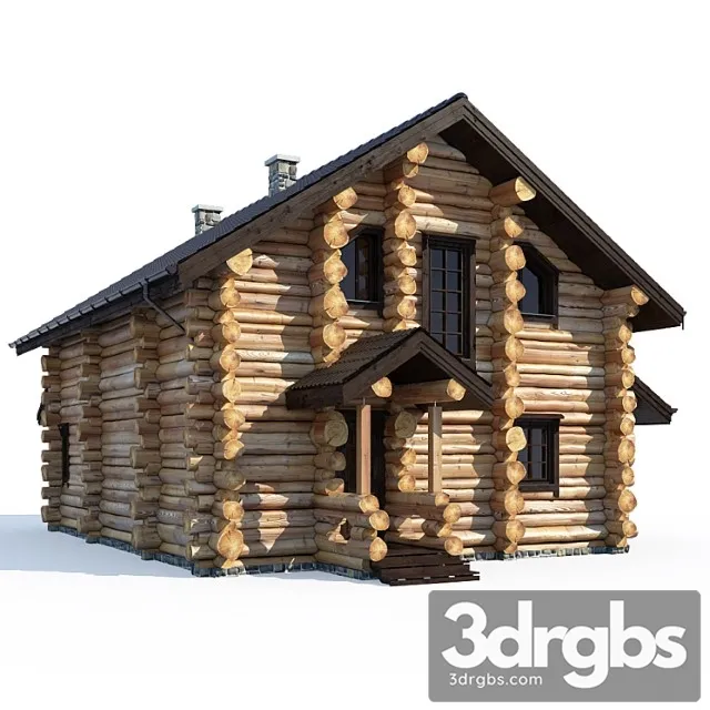 Dierieviannaia Bania Dikii Srub 3D Model Download