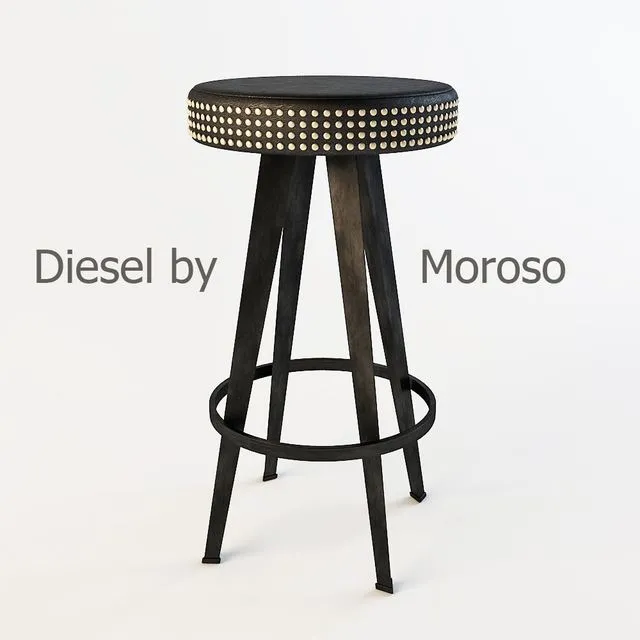 Diesel chair by Moroso 3D Model Diesel chair by Moroso 3D Model