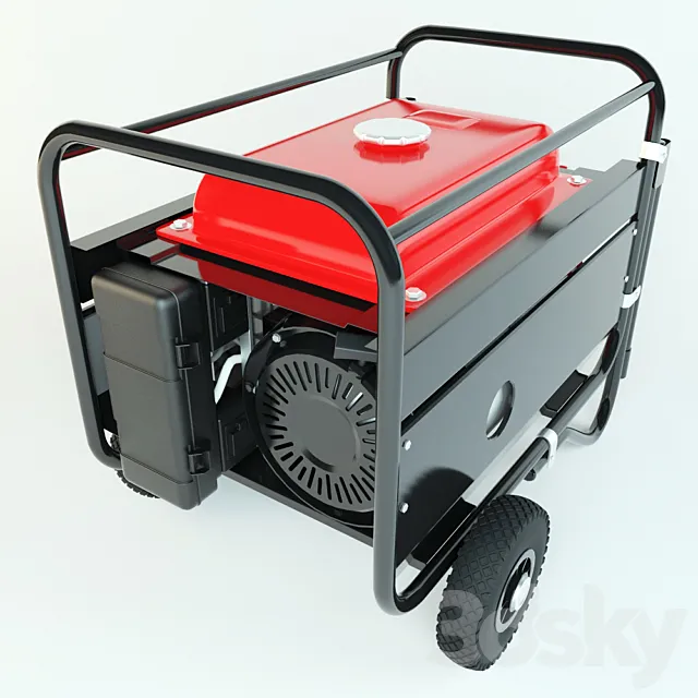 Diesel generator 3D Model Diesel generator 3D Model
