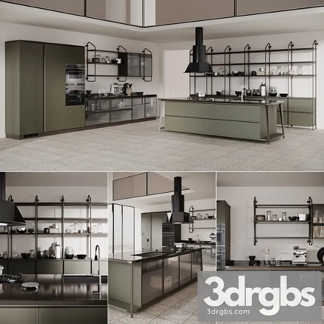 Diesel open workshop scavolini 3D Model Download