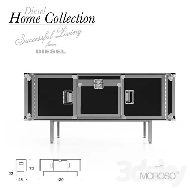 Diesel Total Flightcase 3D Model