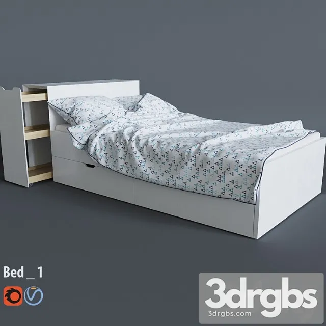 Diet Bed 56 3D Model Download