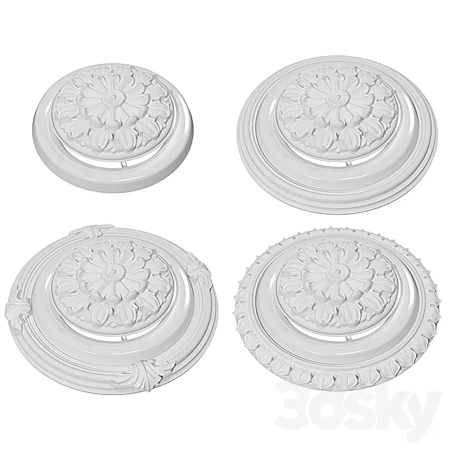 Diffuser for ventilation Dikart 3D Model Diffuser for ventilation Dikart 3D Model