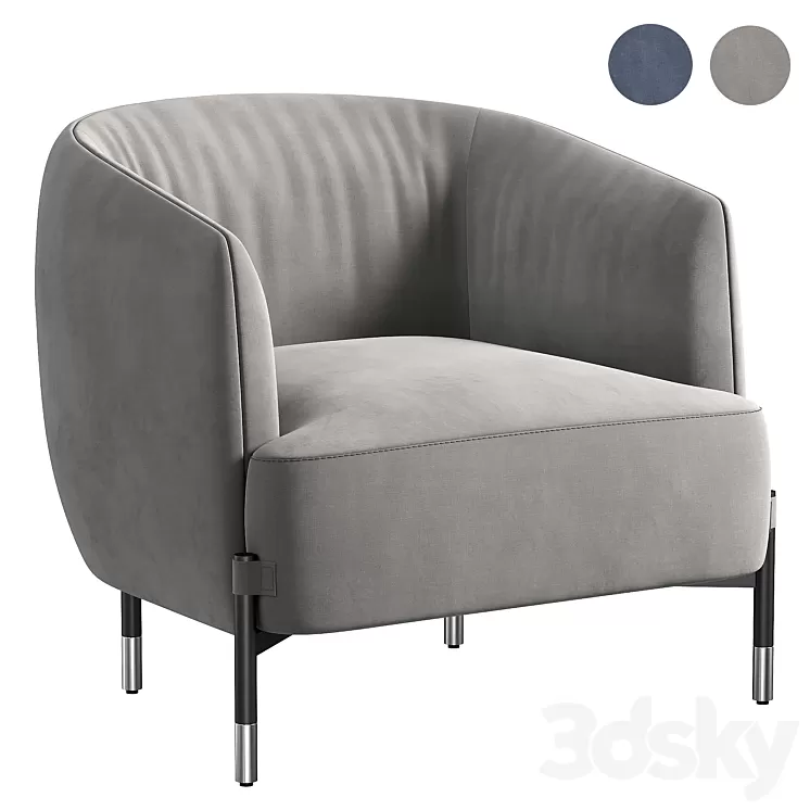 Diga Nicoline Armchair 3D Model Free Download Diga Nicoline Armchair 3D Model Free Download