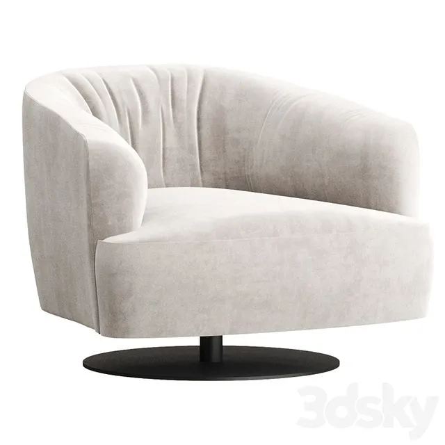 DIGA Swivel armchair By NICOLINE 3D Model DIGA Swivel armchair By NICOLINE 3D Model