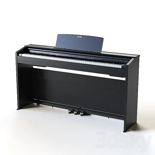 Digital piano CASIO PX-870 BK Privia 3DModel