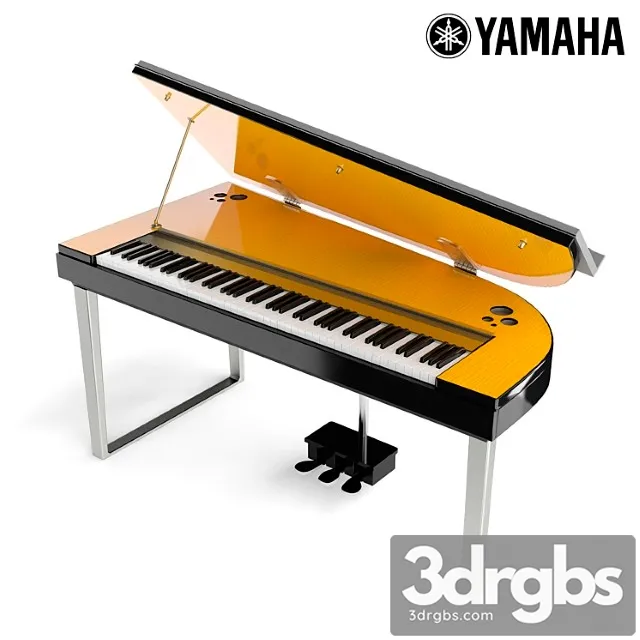 Digital piano yamaha modus h01 3D Model Download