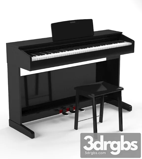 Digital Piano Yamaha YDP 143 WH B 3D Model Download