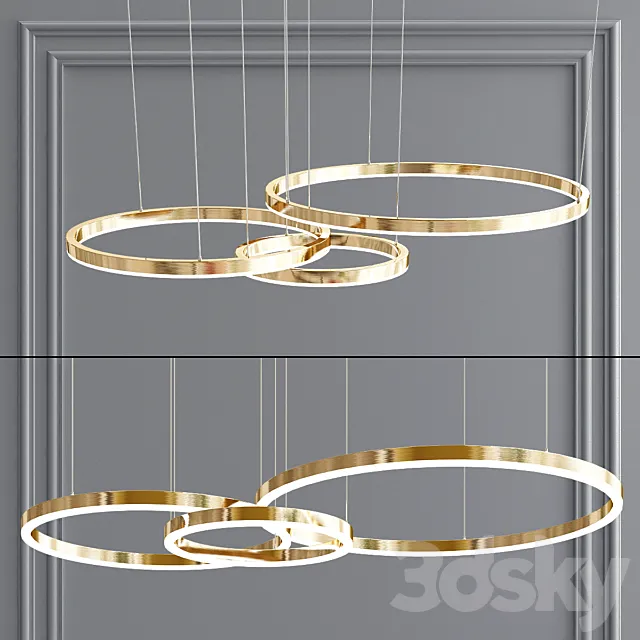 Dimmable pendant lamp TOP 3D Model