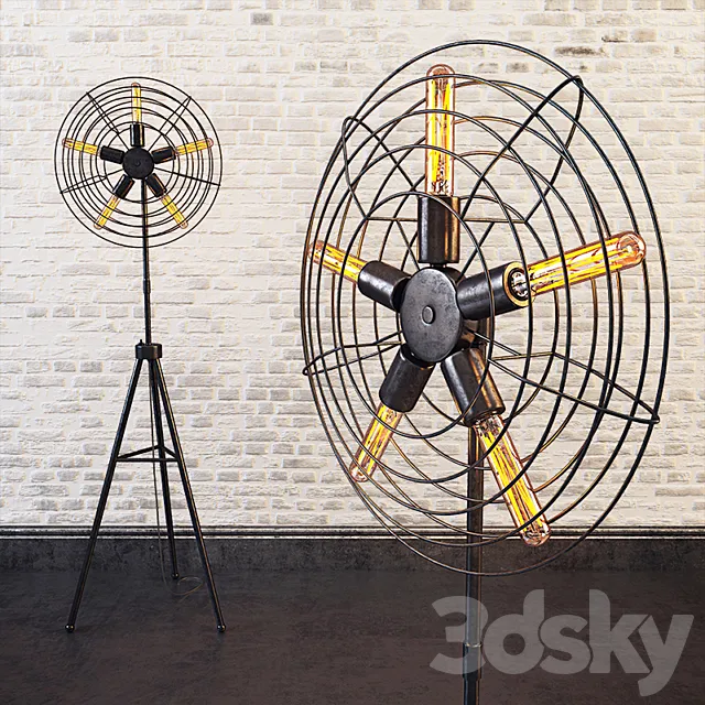 Dimond Quensbury Restoration Fan Oil Rubbed Bronze 3D Model Dimond Quensbury Restoration Fan Oil Rubbed Bronze 3D Model