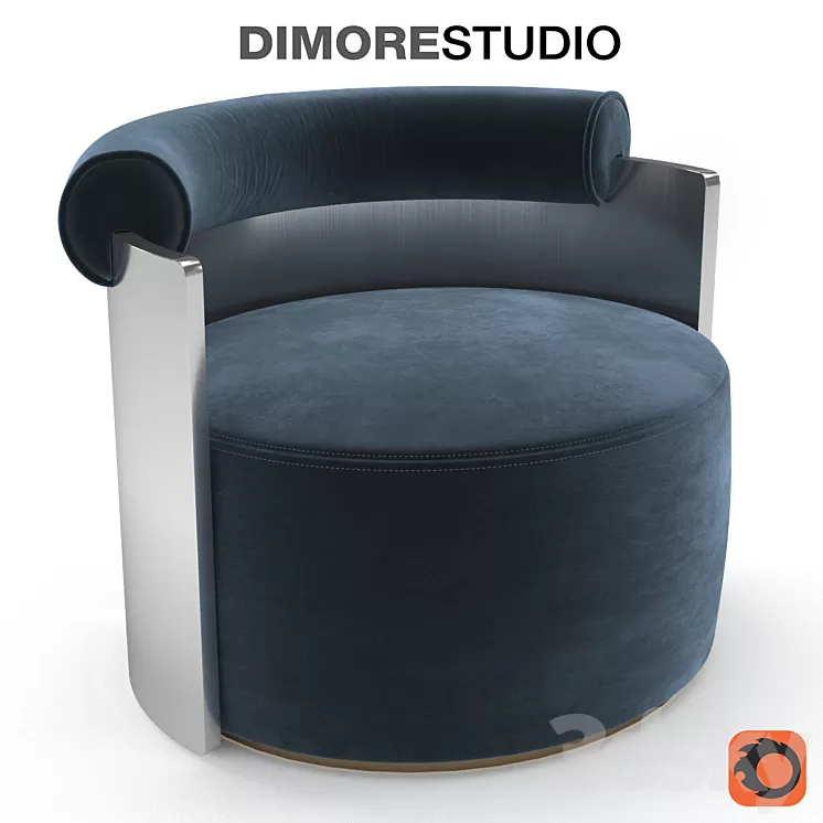 DIMORESTUDIO Poltrona 081 3D Model