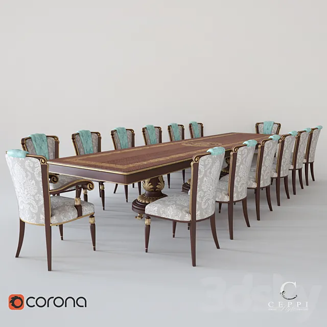 Dinette – Ceppi 3D Model Dinette – Ceppi 3D Model