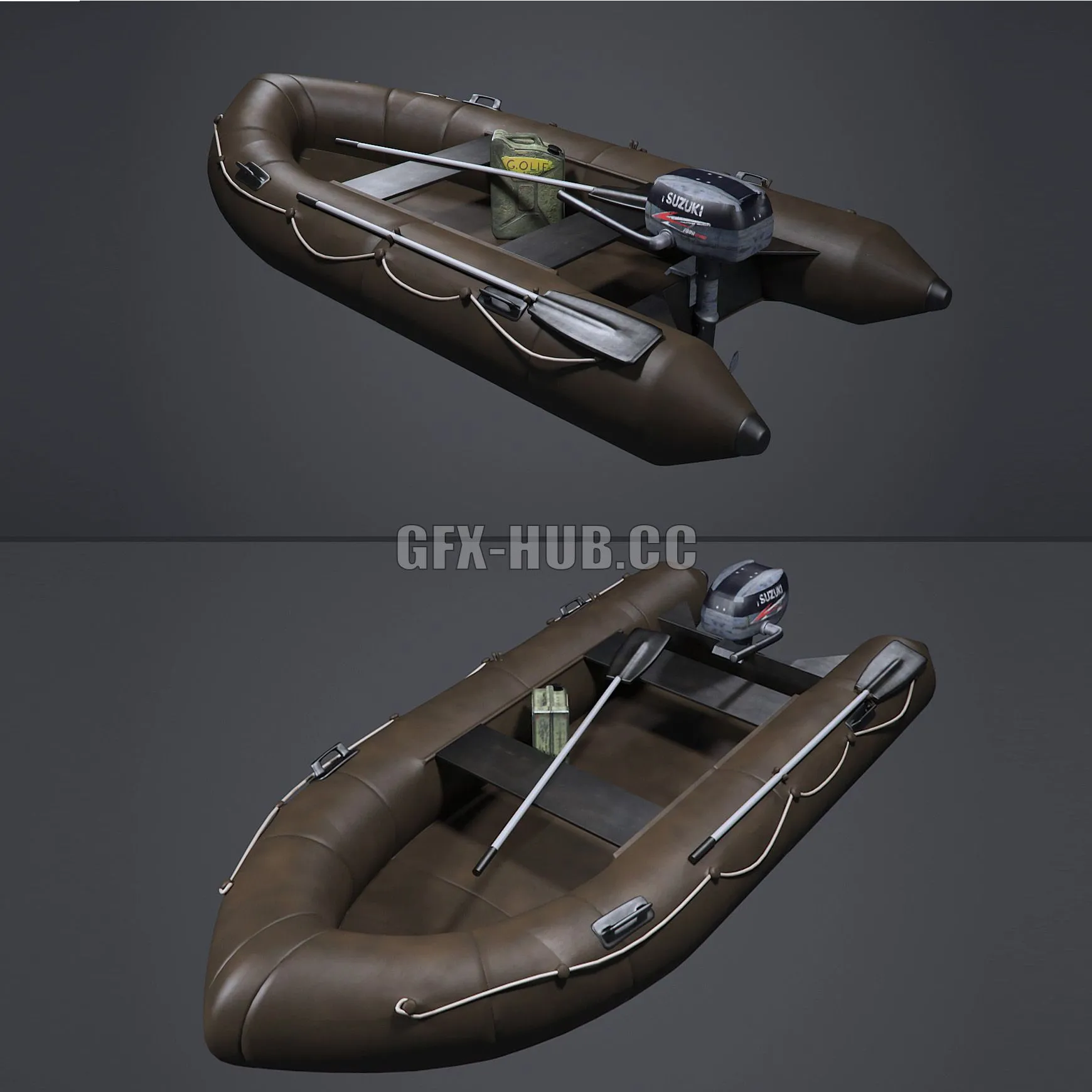 Dinghy (dinghy) 3D Model