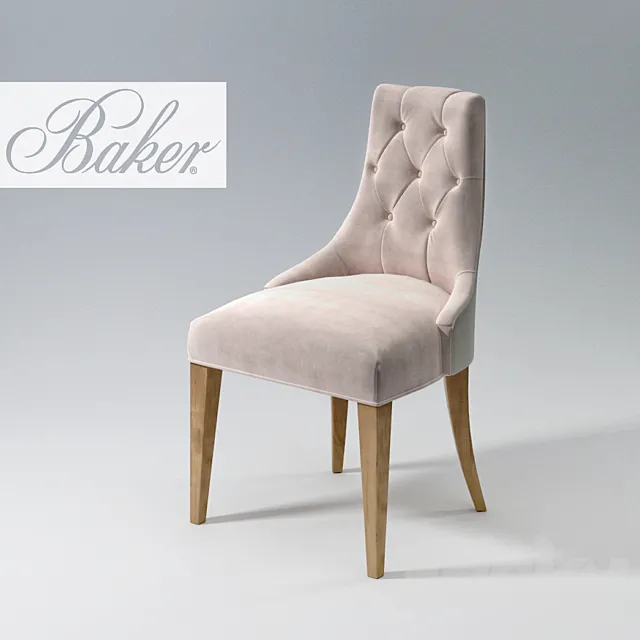 Dining Chair Baker 3D Model Dining Chair Baker 3D Model