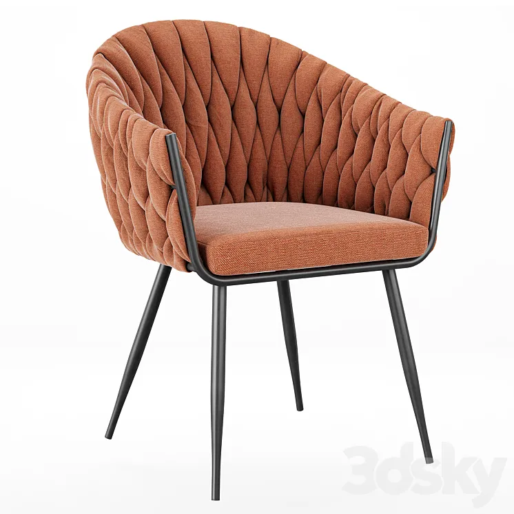 Dining chair BiGarden Matilda 9691-LM 3D Model Free Download