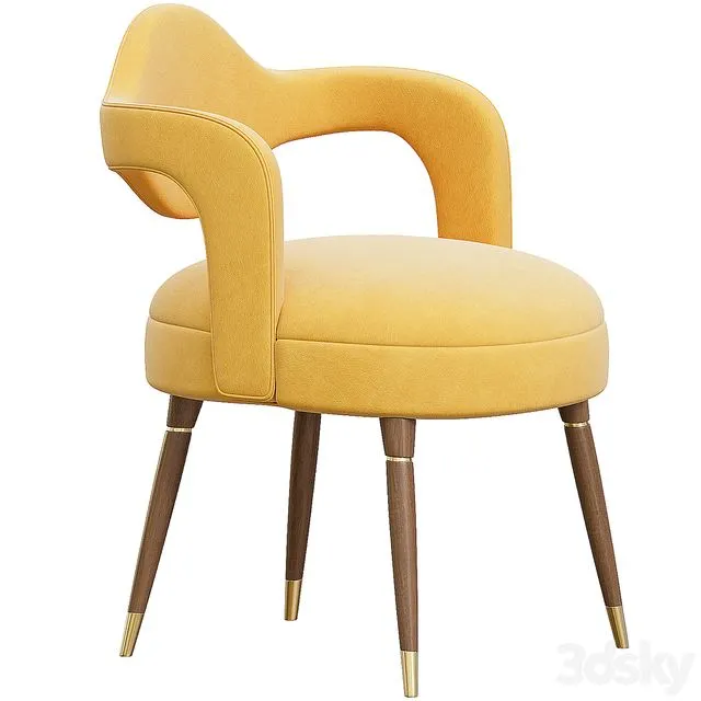 DINING CHAIR CHAPLIN 3D Model DINING CHAIR CHAPLIN 3D Model