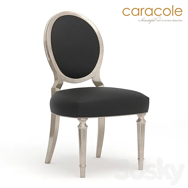 Dining chair Chit-chat TRA-SIDCHA-006 Caracole 3DModel