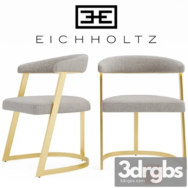 Dining chair eichholtz 111473 dexter 2 3D Model Download